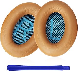 TesRank Zapasowe nauszniki zestaw poduszek do słuchawek Bose QuietComfort QC 2 15 25 35 AE2 AE2i AE2w SoundTrue SoundLink Khaki