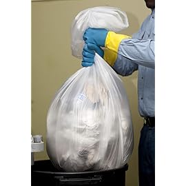 45 Gallon Clear Trash Bags - (Huge 100 Pack) - 40 x 46 - 1.5 MIL (Equivalent) - CSR Series - Heavy Duty Industrial Liners Clear Garbage Bags for Recycling, Contractors, Storage, Outdoor