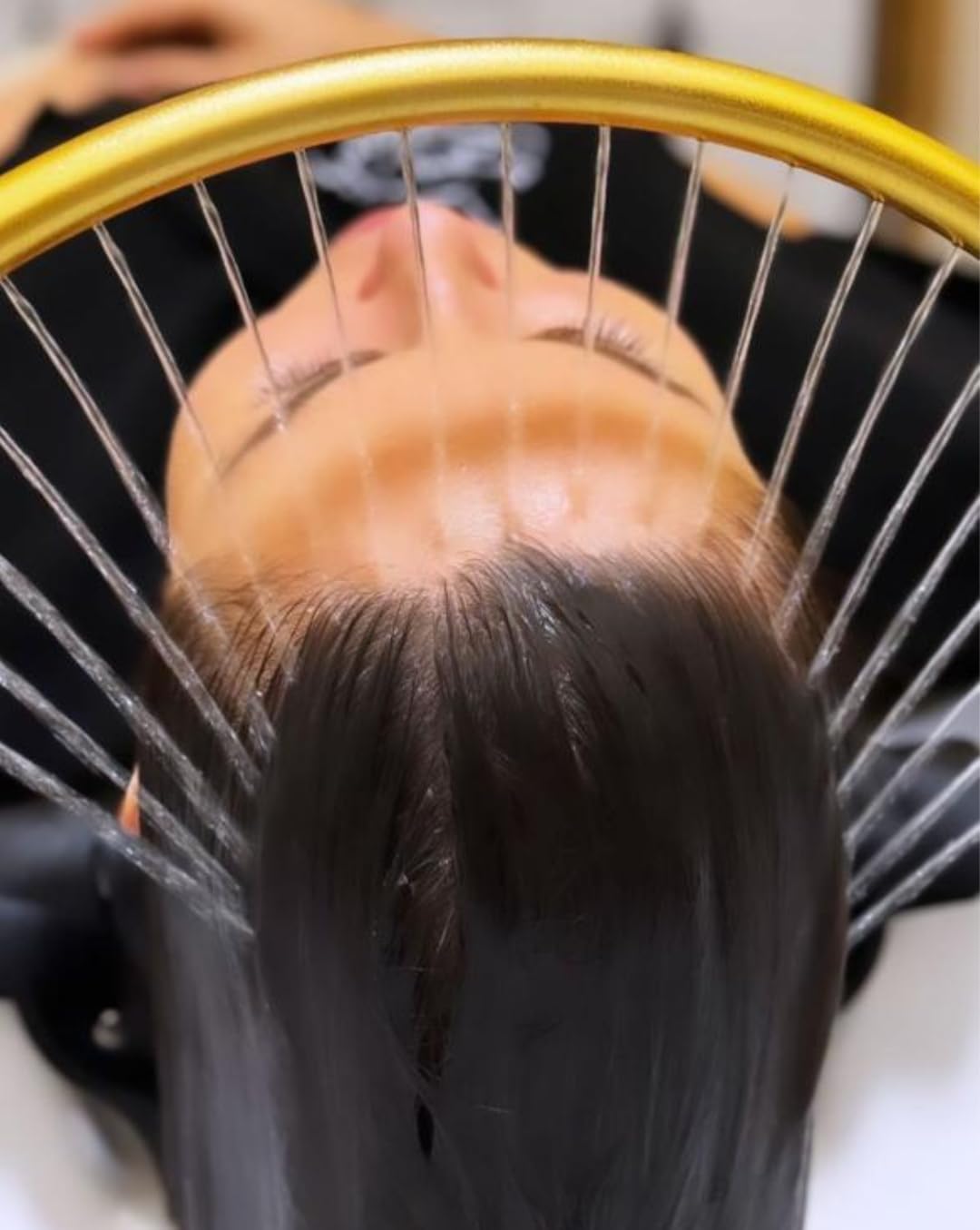 Cabezal de SPA para Terapia de Agua, Marco de Salida de Agua, Cascada Ajustable, se Adapta a la mayoría de los Cuencos de champú, Cama para Equipos de salón de masajes