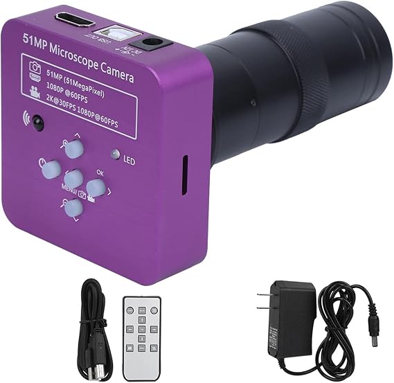 Industrial Digital Microscope Camera for Fingerprint Ticket Identification 51MP with USB HighSpeed