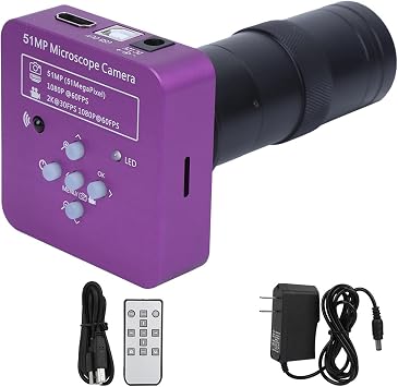 Industrial Digital Microscope Camera for Fingerprint Ticket Identification 51MP with USB HighSpeed