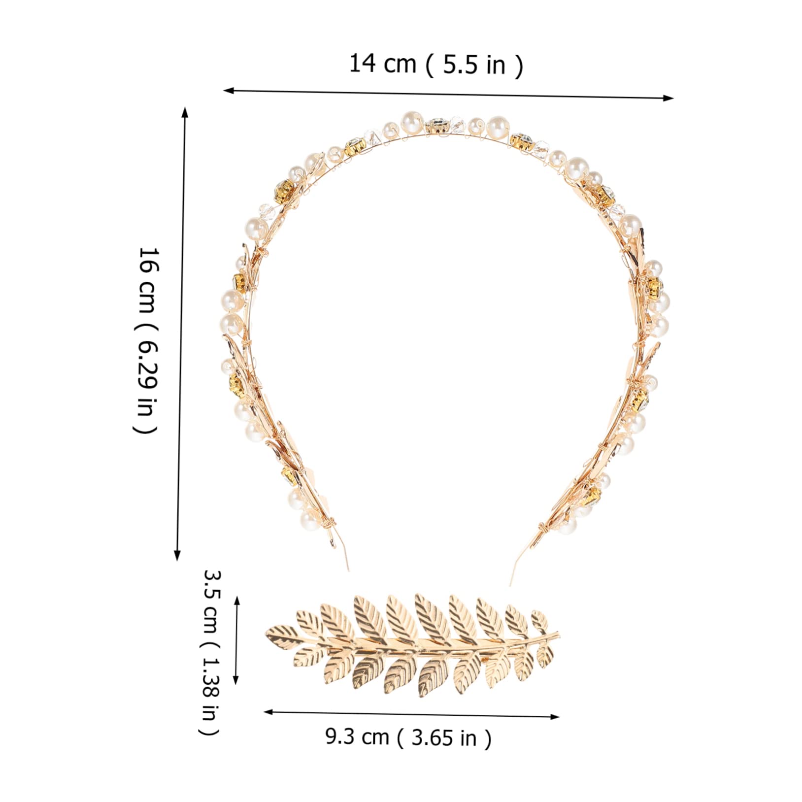 Healeved 3sets Accessori Per Fermagli e Coroncina Decorazioni Per Cerimonie e Matrimoni Per Speciali e