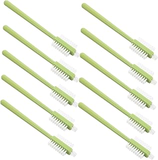 10pcs Small Nylon Cleaning Brush Set for Nut Milk Maker and Blender Reusable Soft Bristles Cup Scrubber for Coffee Pot Toaster and Kitchen Cleaning