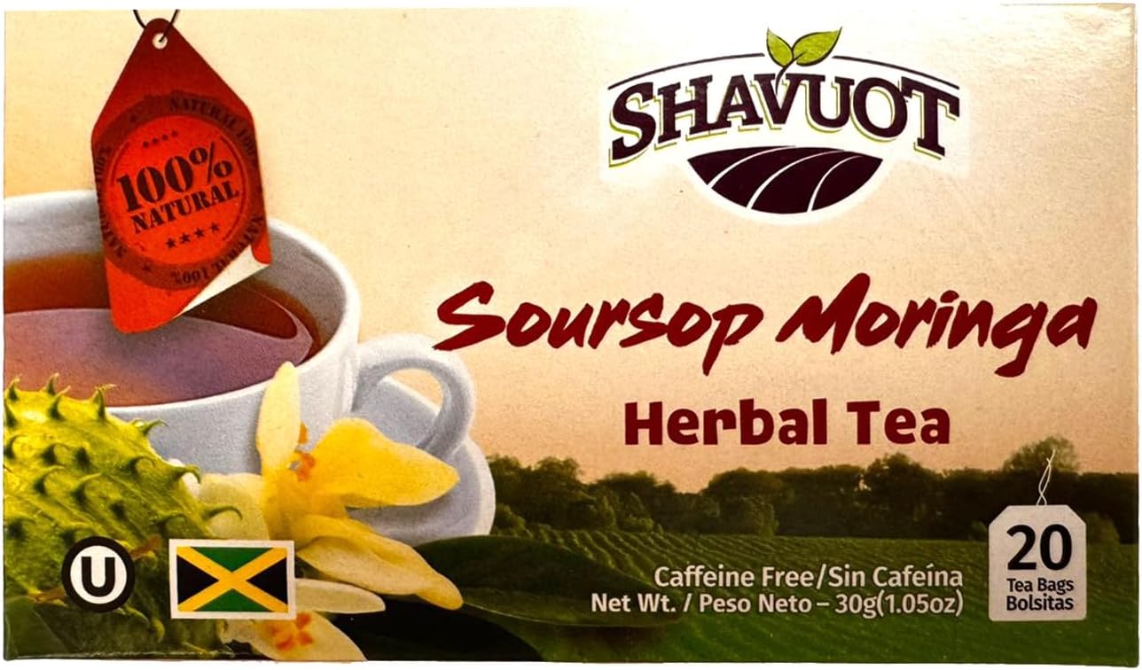 Shavuot Soursop Moringa Tea (Pack of 1)