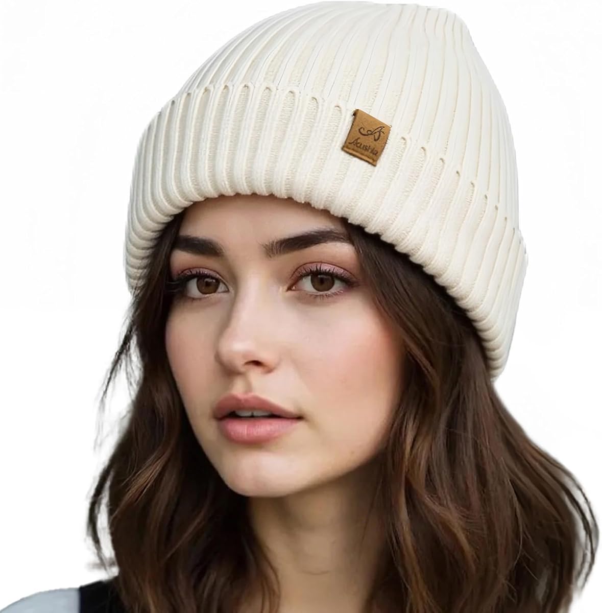Waterproof Windproof Winter Hat for Men Women Fleece-Lined Beanie