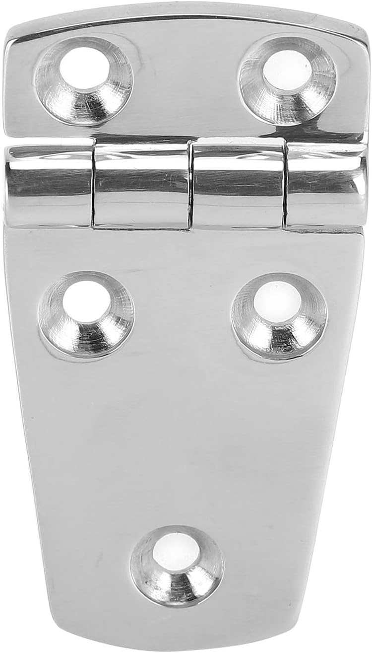 Door Hinges 5 Holes 316 Stainless Steel 2.99 x 1.5in Cabinet Hinge Thicken Universal Window Hinges for Hatches, Cabinets, Compartments, Doors, Window