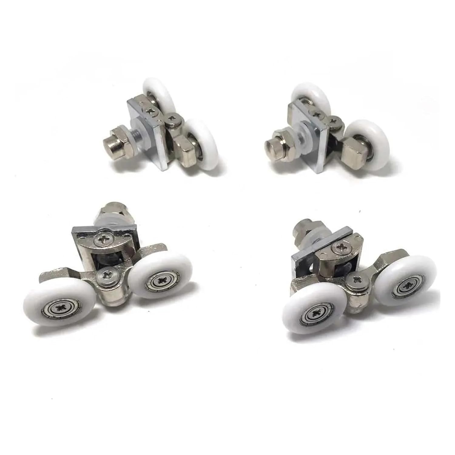 Shower Double Door Wheels 23mm Shower Door Rollers 4pcs