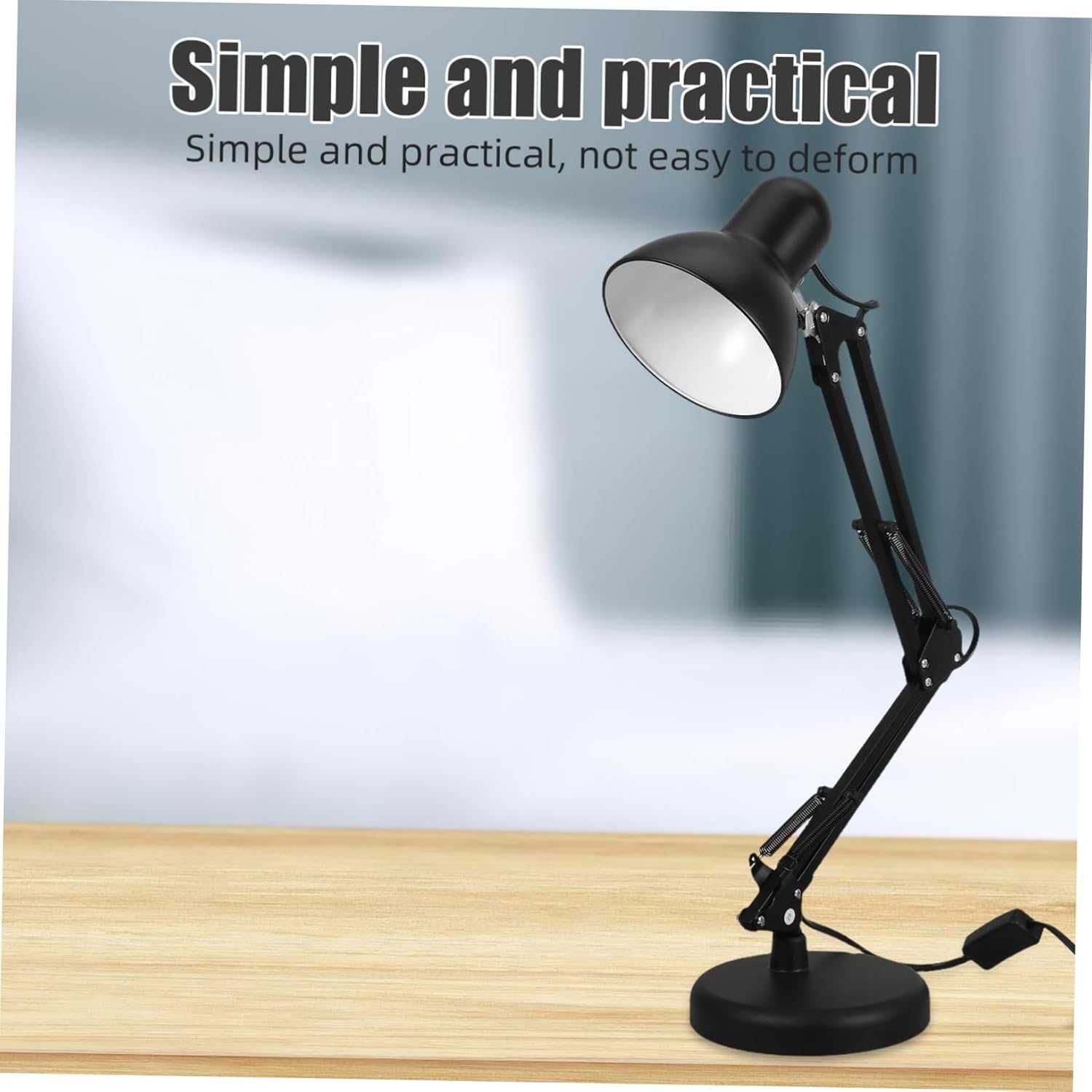 Adjustable Folding Desk Lamp for Boy Girl Ergonomic Study Light with Clip Base for Reading Writing and Screen Use at Home Office School