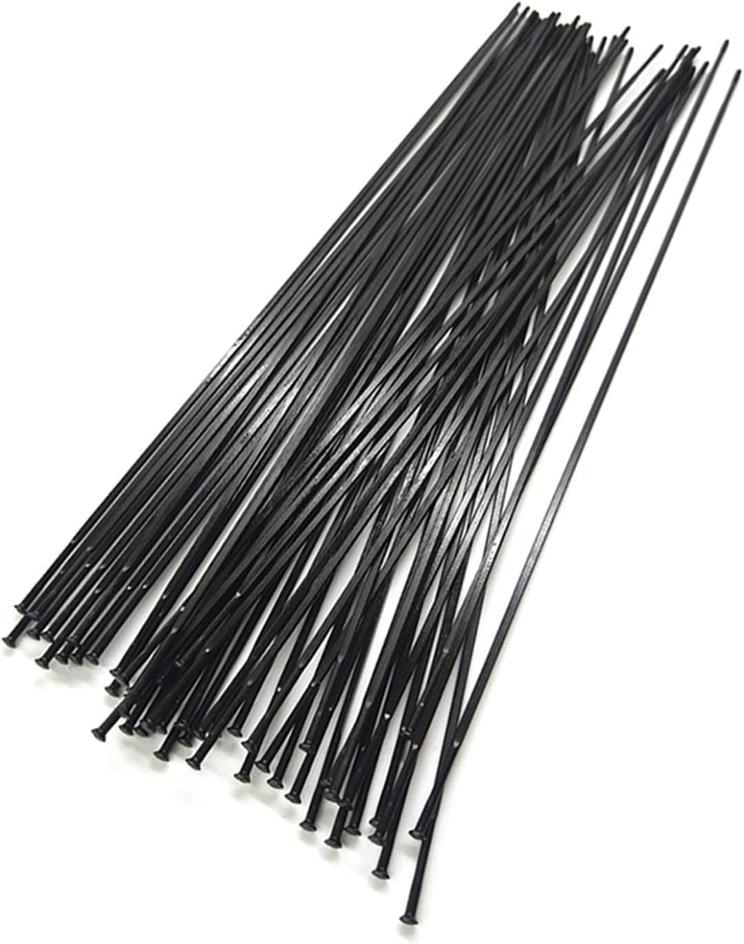 Bicycle Parts Replace Spokes, Bicycle Spokes Straight Pull J-Bend Stainless Steel Radios 14G 2.0mm High Strengh for Road Bike Wheel(J Bend 56pcs)