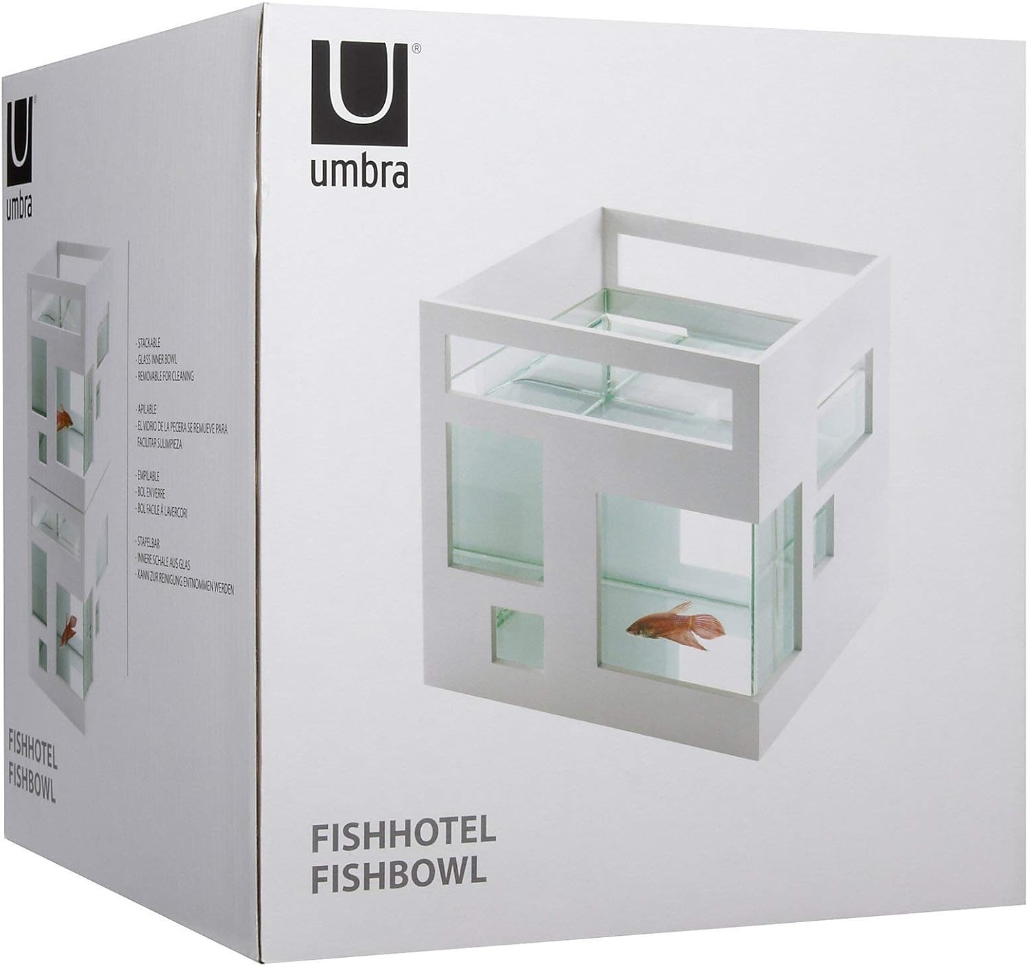 π₯ Cashback up to 70% Umbra 460410-660 FishHotel Unique Glass 2 Gallons Mini Aquarium Tank Bowl for Goldfish Betta Glofish and Small Fish perfect as Home Business Birthday Gift Ideas, White Best Deal Cheap π Umbra 460410-660 FishHotel Unique Glass 2 Gallons Mini Aquarium Tank Bowl for Goldfish Betta Glofish and Small Fish perfect as Home Business Birthday Gift Ideas, White