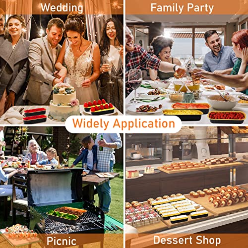 Mini Cake Pans With Lids,6.8 Oz Mini Loaf Pans With Lids Aluminum Foil Mini Loaf Baking Pans 50Pcs Disposable Bread Pan Aluminum Foil Long Baking Cupcake Liners For Cake Bakery Wedding Birthday Party #TOP5