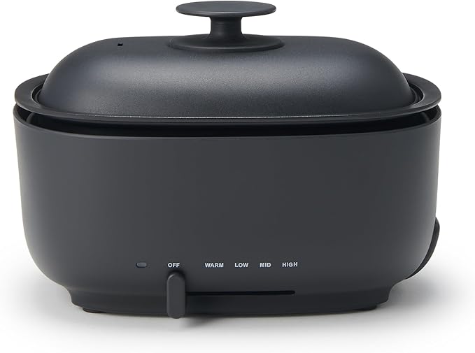 無印良品 深型ホットプレート 黒 MJ-HPFK2 LA1PJA3A