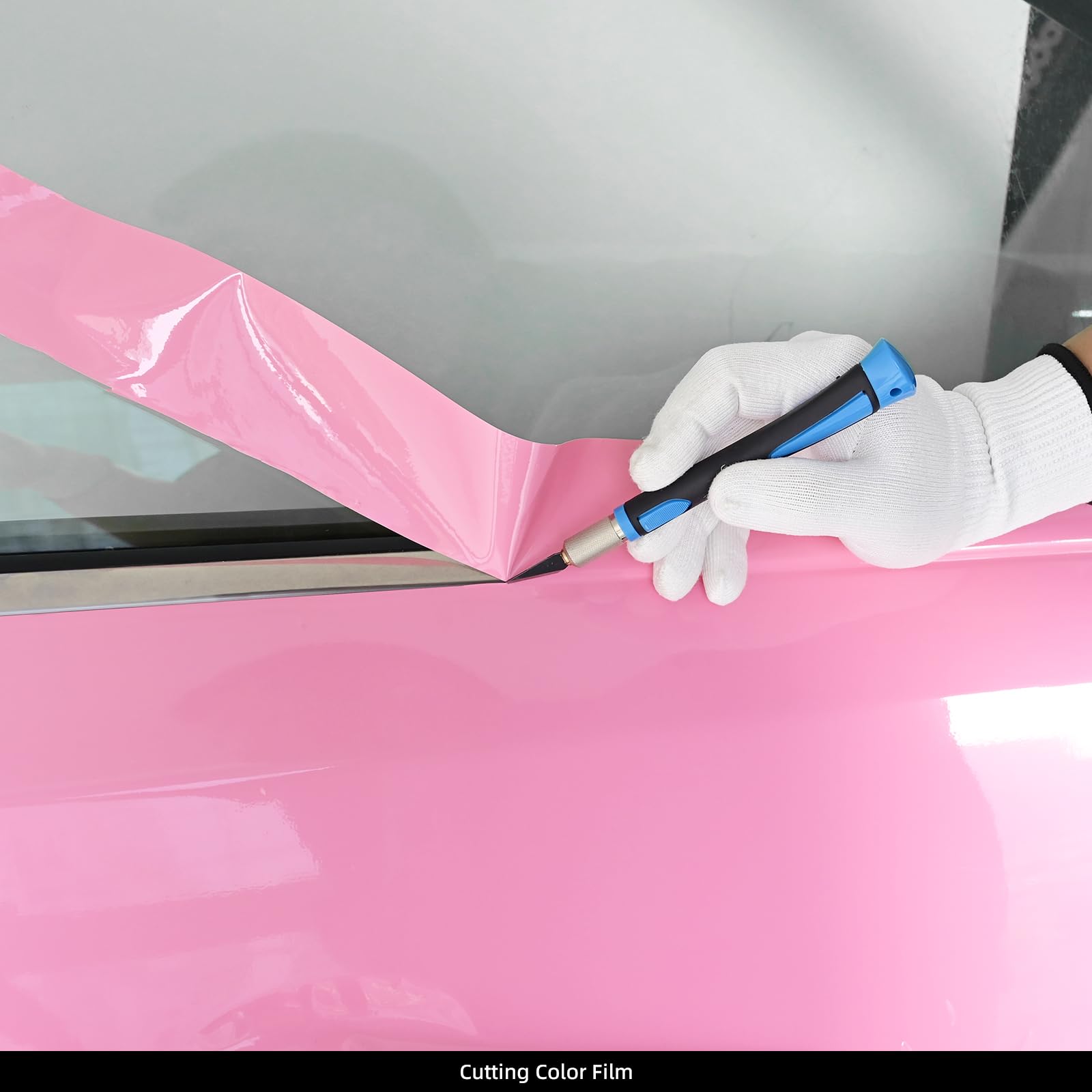 Kit Attrezzi Per Pellicola Auto - Spatole In Feltro E Taglierino Per Applicazione Vinile Fai Da Te - Foto 6