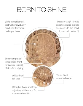 Raquel Welch Born to Shine Short Asymmetrical Ready To Wear Wig by Hairuwear, Average Cap Size, RL11/25 Golden Walnut