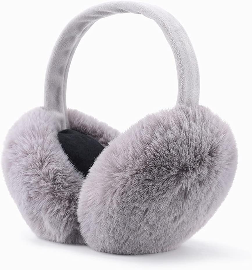 HLDETH Cute Autumn and Winter Ladies Earmuffs Solid Color Warm and Comfortable Unisex Skiing Headphones (Color : D, Size : One Size) : Clothing, Shoes & Jewelry