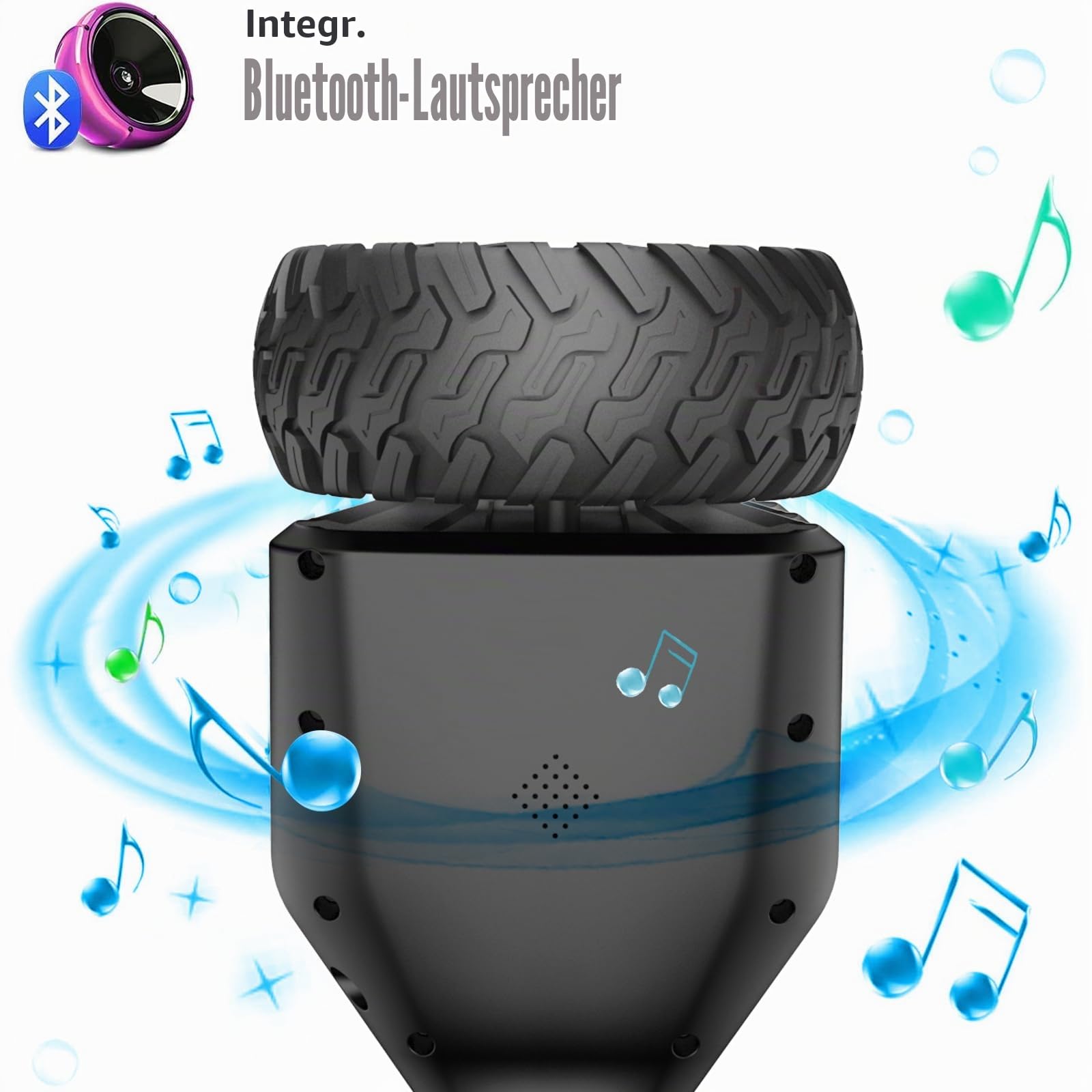 SISIGAD All Terrain Hoverboard 21,6 cm (8,5 Zoll), Hoverboards mit Go-Kart, Bluetooth, für Kinder und Erwachsene
