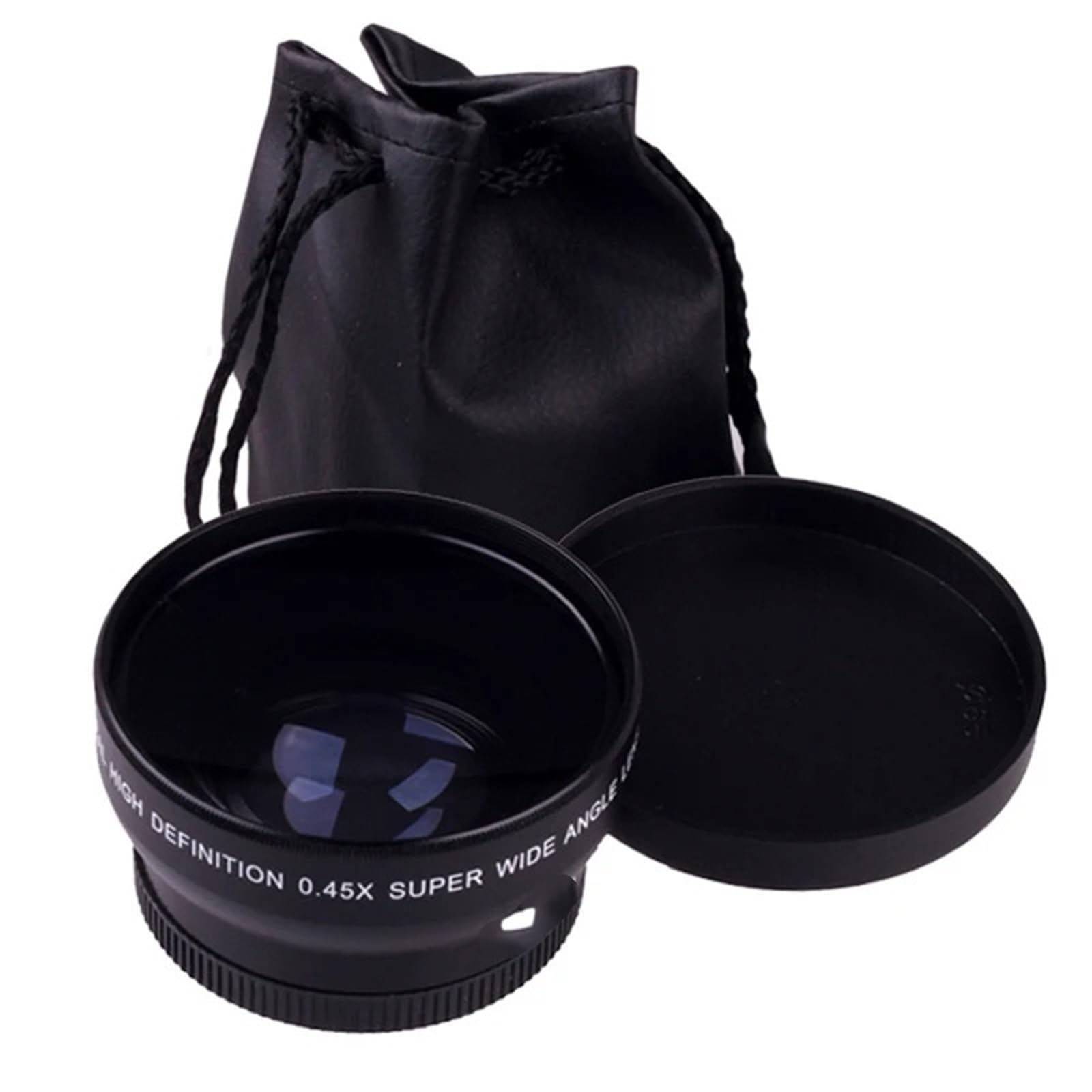 Compatible con Canon EOS 4000D 2000D 58MM 0.45x Lente Gran Angular con Macro for Lente de 18-55 mm
