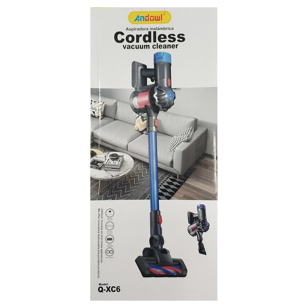 Trade Shop - Aspirapolvere Briciole Scopa Elettrica 2in1 Senza Fili Q-xc6 Tecnologia Ciclonica