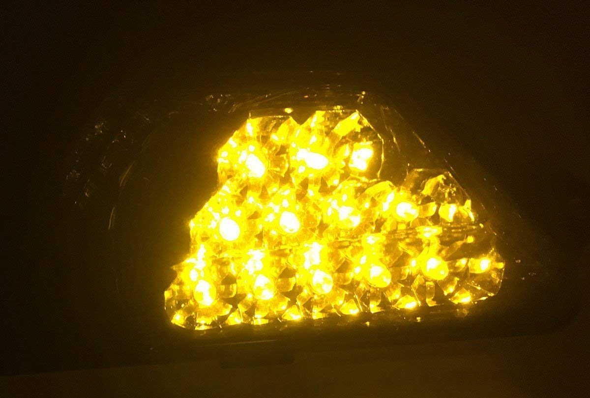 Amazon.com: MotorToGo 1Pair Compatible Motorcycle Front LED Turn