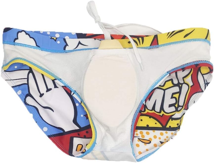 Mens Swimsuit Briefs Padded Swimwear Male Sexy Fashion Swimming Bikini Board Briefs…