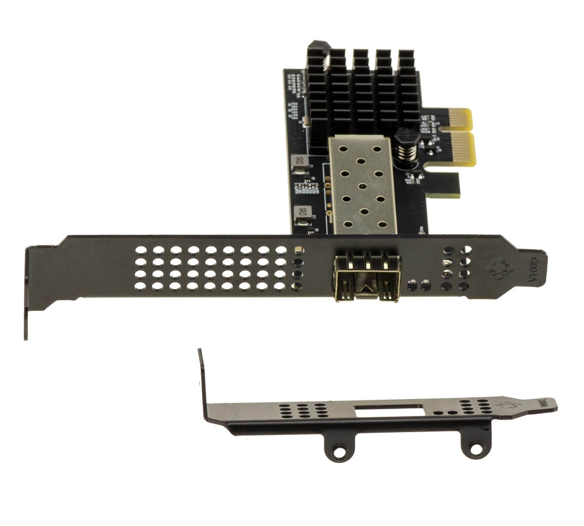 KALEA-INFORMATIQUE Scheda PCIe Gen4 x1 SFP+ 10G Realtek RTL8127 | PCIe Gen4 x1, chipset Realtek RTL8127 a basso consumo e raffreddamento passivo.