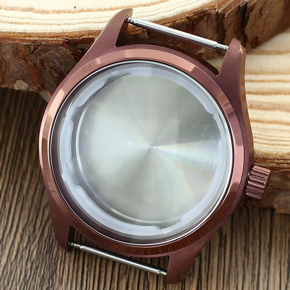 Polished Stainless Steel Watch Case Waterproof Sapphire Glass for NH35/NH36/NH38 Movement