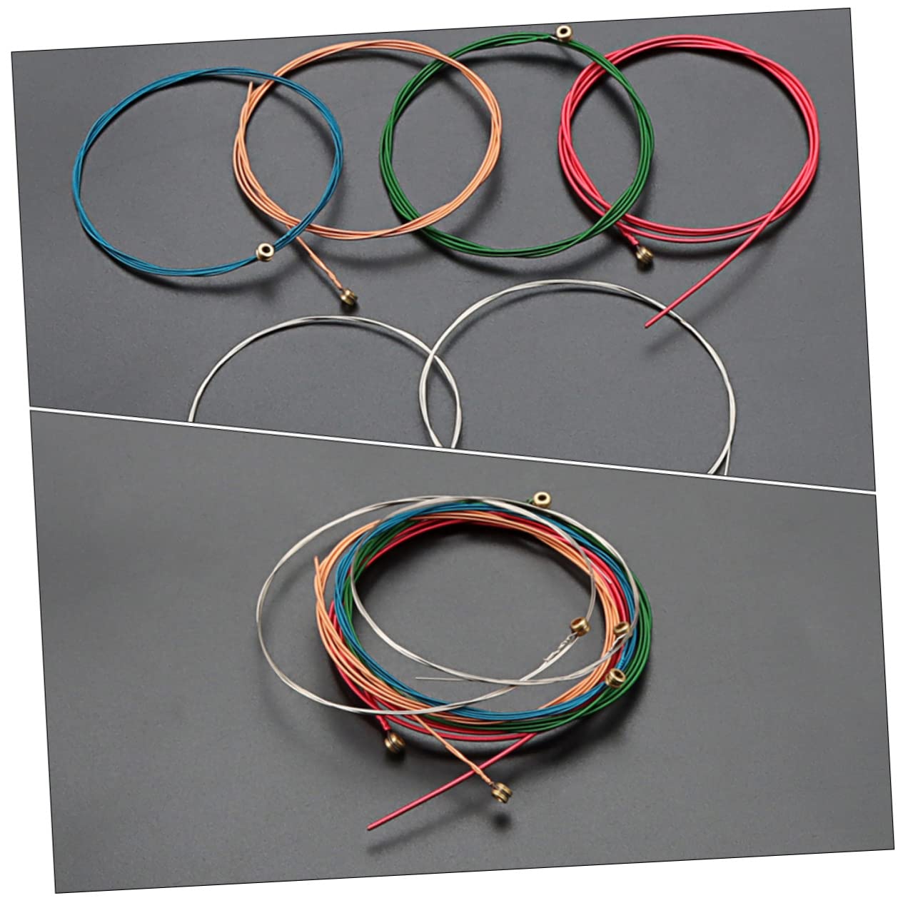ibasenice 30pezzi Corde Per Chitarra Folk Acciaio Sostituzione Professionale Per Chitarra Acustica Con Tensione Standard e Suoni Eccezionali