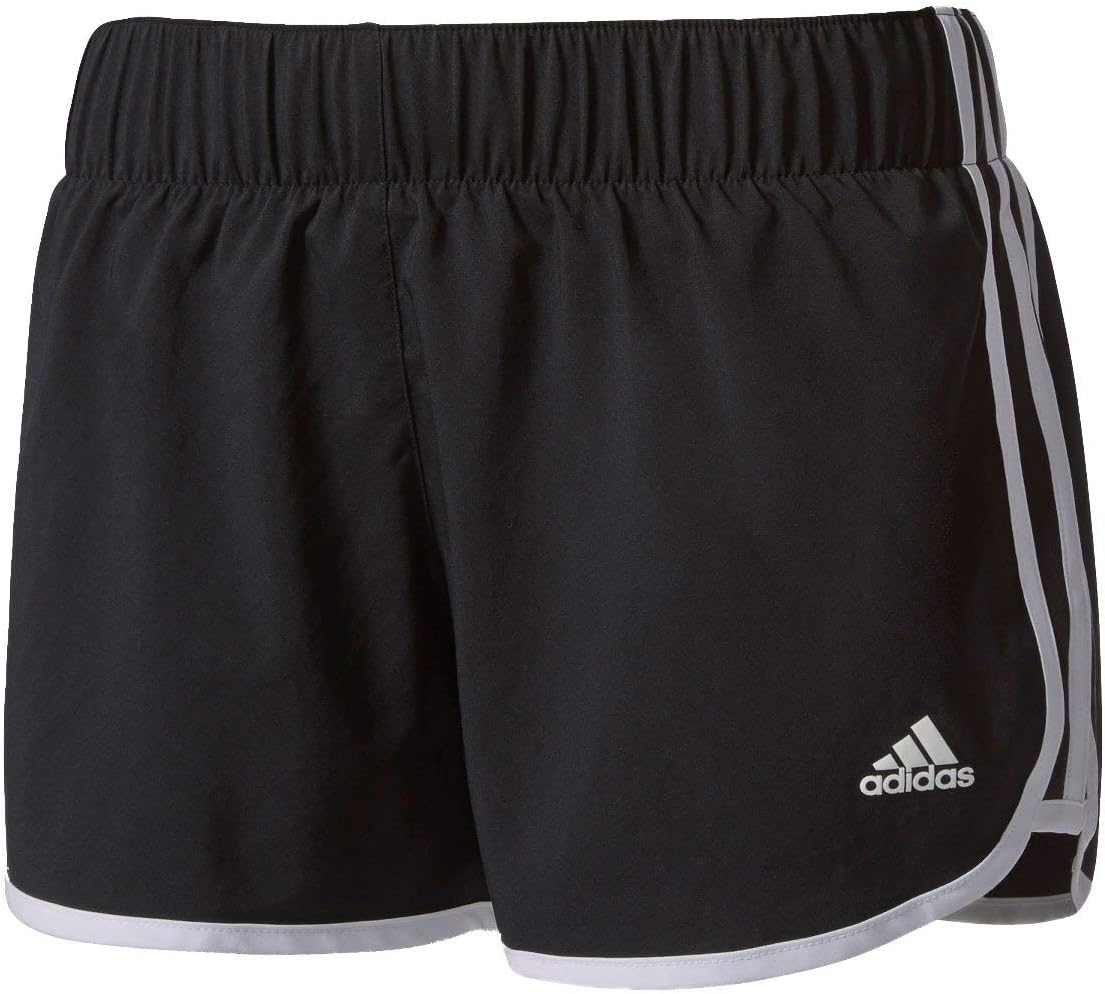 adidas New Women's Marathon 10 Shorts Black/Tech Grey Large