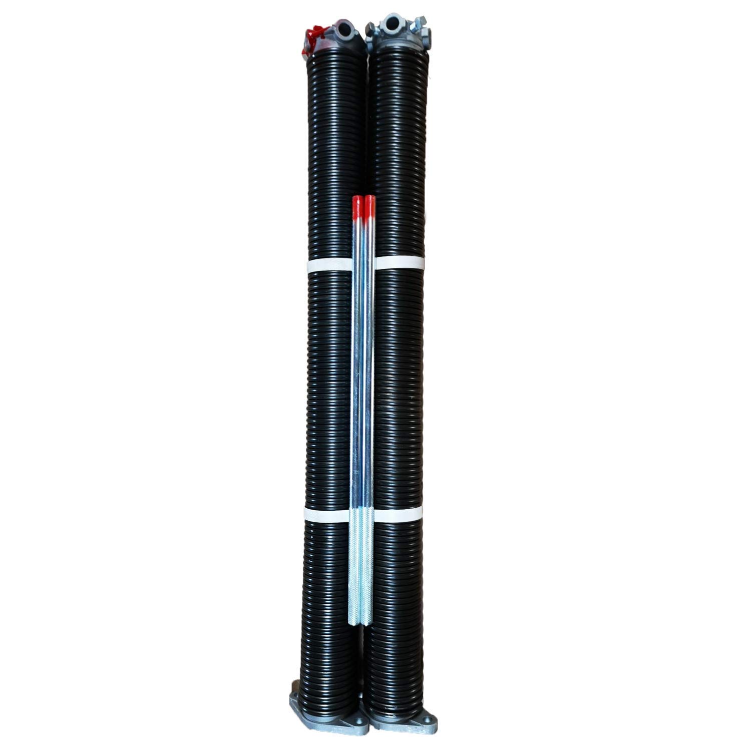Garage Door Torsion Springs 1.75’’(Pair) with Non-Slip Winding Bars, Coated Torsion Springs with a Minimum of 10,000 Cycles (0.262X1.75''X37')