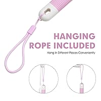 Vista 6 de Exfoliador Corporal Antideslizante para Ducha, Cepillo de Ducha de Mango Largo con Cerdas Rígidas y Suaves, Exfoliador de Espalda para Lavado