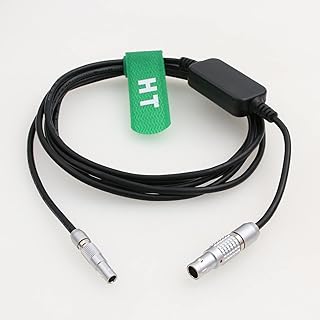 HangTon Control Cable for Smallhd Cine 7 Monitor to RED DSMC2 Dragon-X Camera Run Stop 5 Pin to 4-pin 200cm