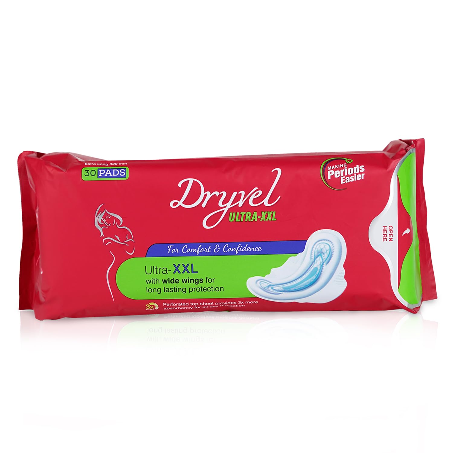 See full amazon price history chart for Dryvel Ultra Sanitary Pad for Women XXL (Pack of 30 Pads) – with Wide Wings For Comfort & Confidence || Helps For Long Lasting and All Day Protection Dryvel Ultra Sanitary Pad for Women XXL (Pack of 30 Pads) – with Wide Wings For Comfort & Confidence || Helps For Long Lasting and All Day Protection (B0BVZ9B2MJ) Amazon Price History, Amazon Price Tracker
