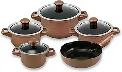 Ceraflame Conjunto Panelas de Cerâmica Duo Smart 5 Peças Cobre