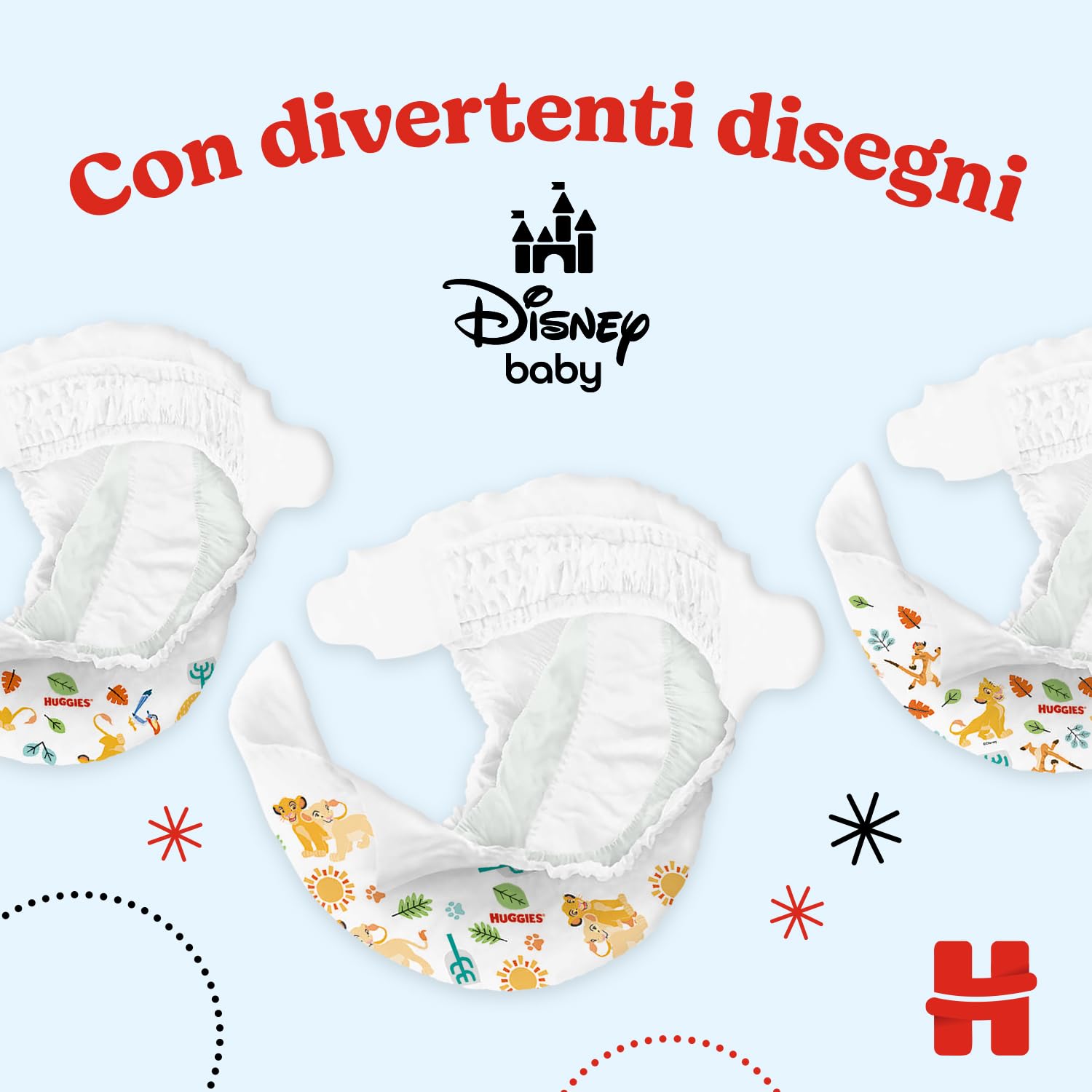 Huggies Classic, Pannolini Taglia 5 (11-25Kg), Protezione completa, Pacco Jumbo, 84 Pz