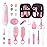 Baby Healthcare and Grooming Kit,21 in 1 Baby Electric Nail Trimmer Set, Baby Grooming Kit,Newborn Nursery Health Care Set,Infant Comb,for Newborn Infant Toddler Kids (Pink)