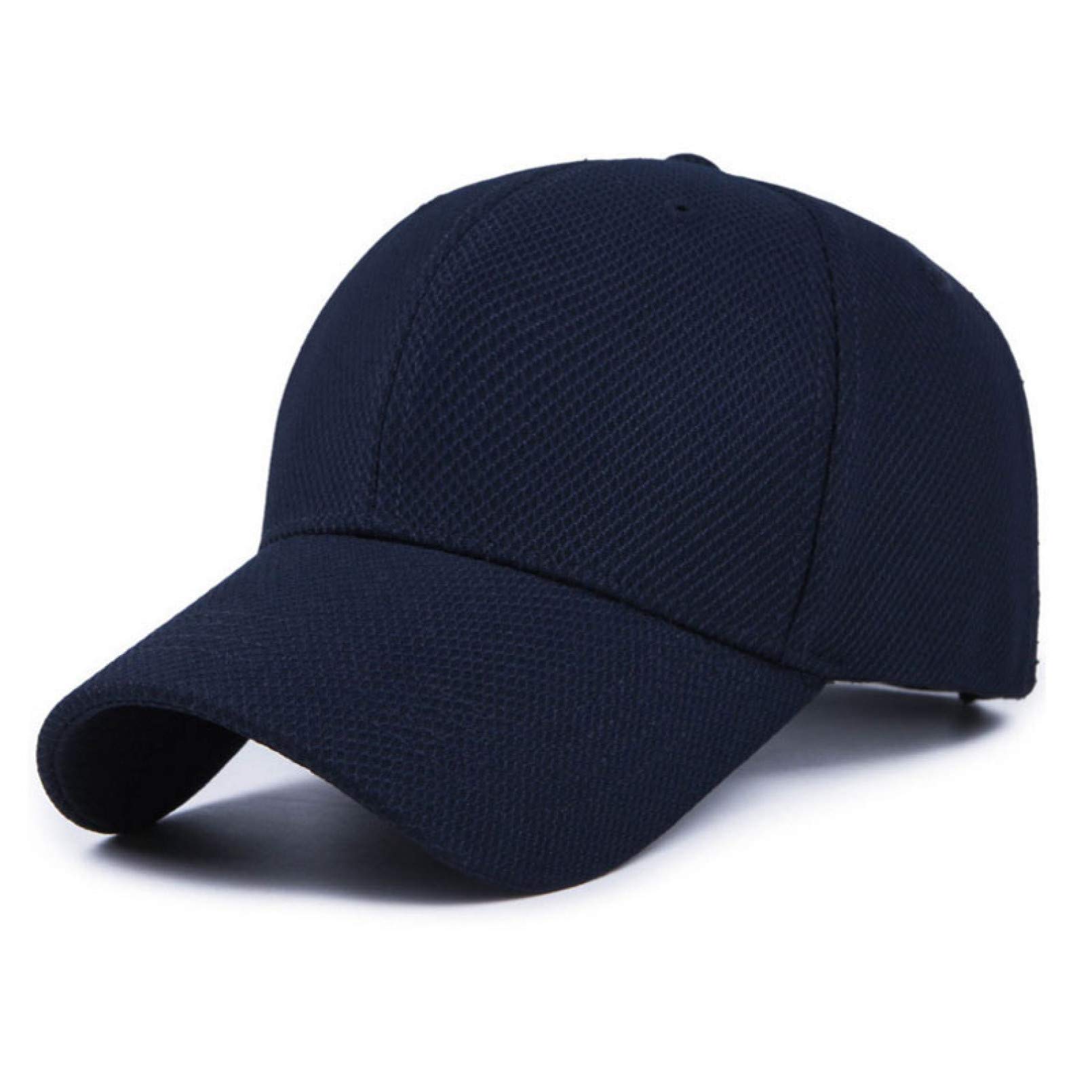 SALICEHBNew Men's Women's Baseball Cap Summer Outdoor Sports Snapback Cap for Men and Women Adjustable Breathable Cap Solid Color