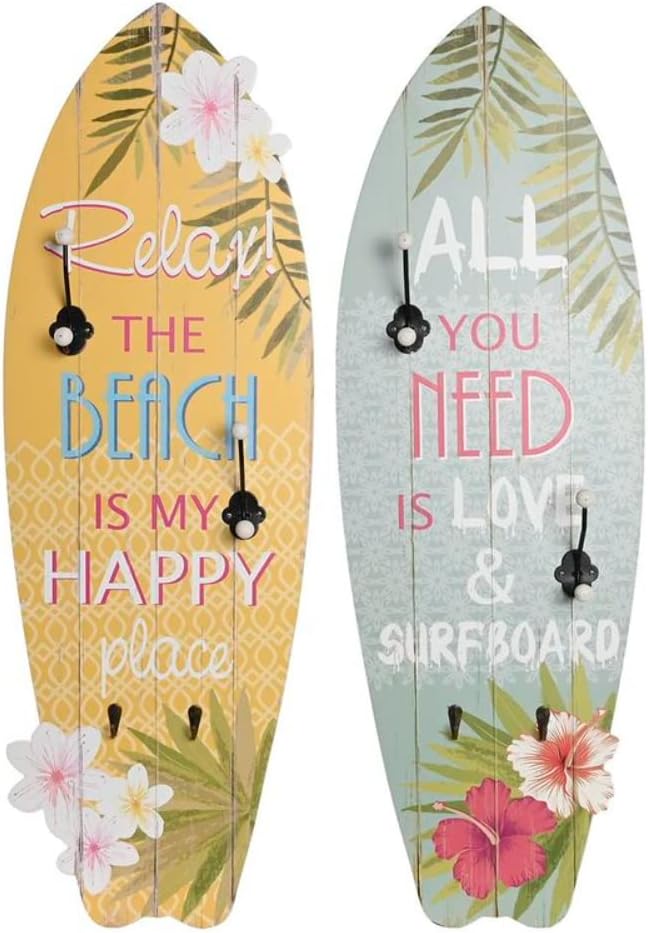 DKD Home Decor Wall Mounted Coat Rack, Standard