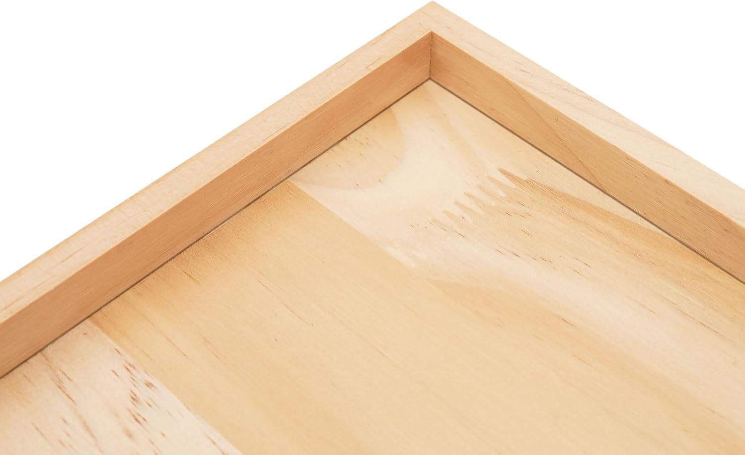 Solid Wood Tea Bag Organizer,2-Tier Tea Organizers and Storage Box with 8 Compartments,Tea Caddy for Tea Bags Storage Drawer,Tea Station Chest Display Wooden-13"L×7.9"W×6.9"H (Log color)