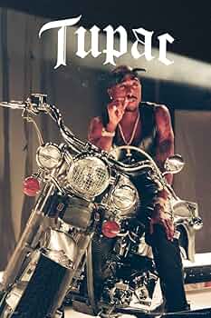 Amazon.com: Tupac Posters 2Pac Poster Motorcycle Photo Photo