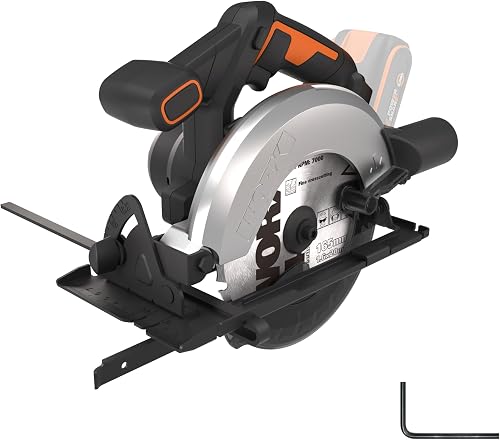 WORX Scie circulaire sans fil 20V WX526.9 lame 165 mm