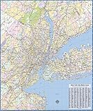 New York Metro Region Laminated Wall Map