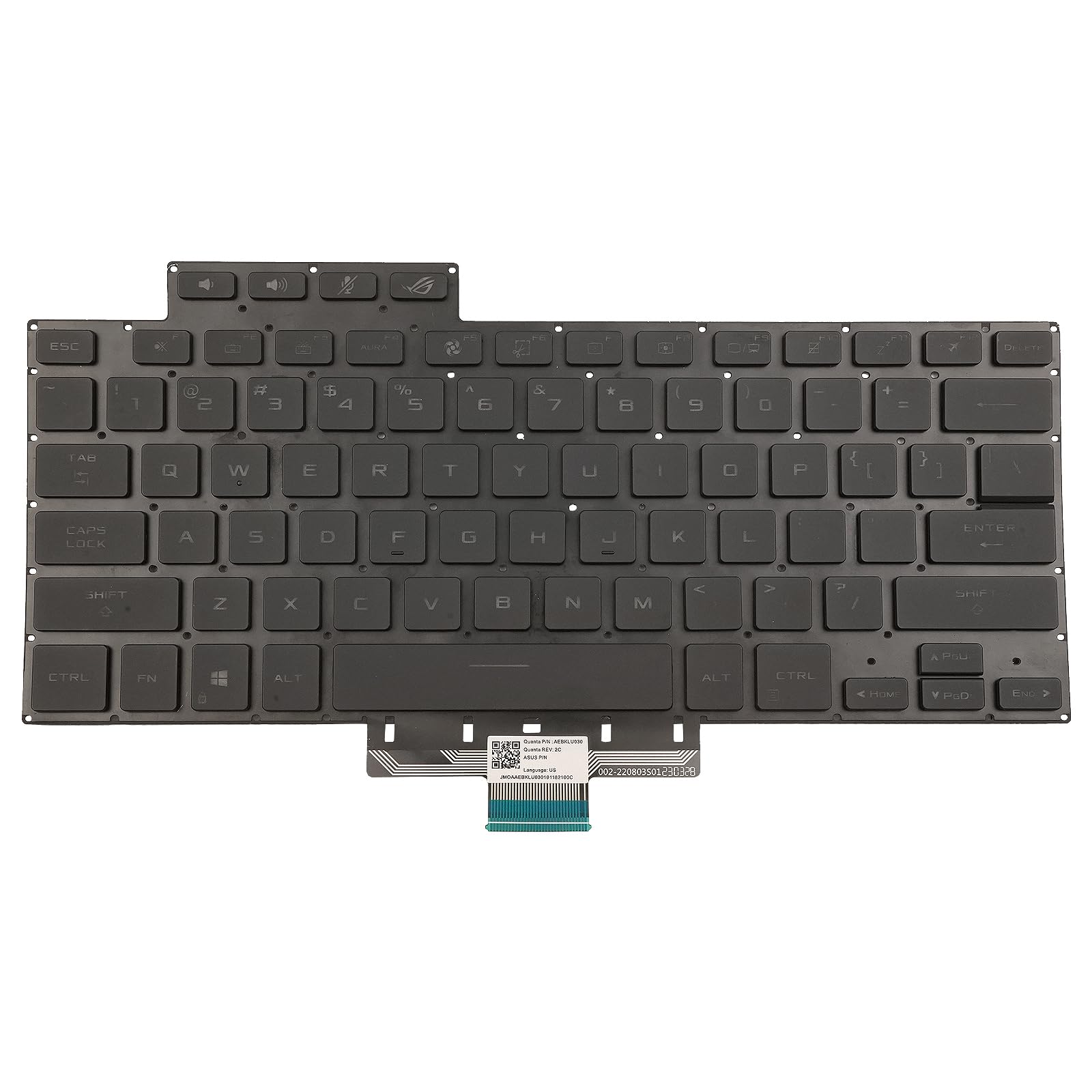 Amazon | USバックライトキーボード交換用 ASUS Zephyrus ROG 16 G16 