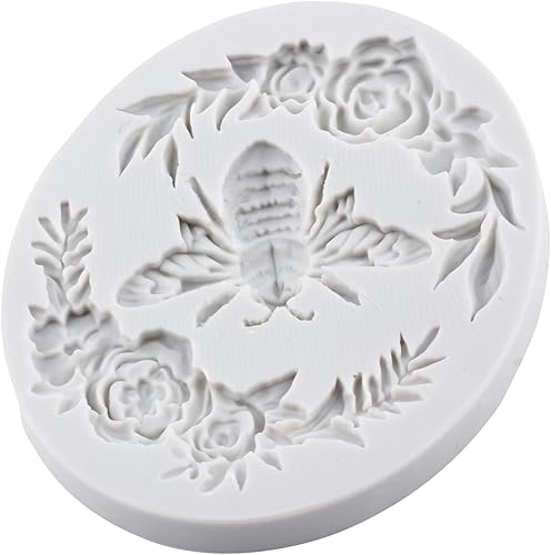 Miniatura 9 de Lingzhi Moldes de silicona para fondant de abejorro de abejorro, moldes de silicona para decoración de pasteles, decoración de cupcakes, chocolate,