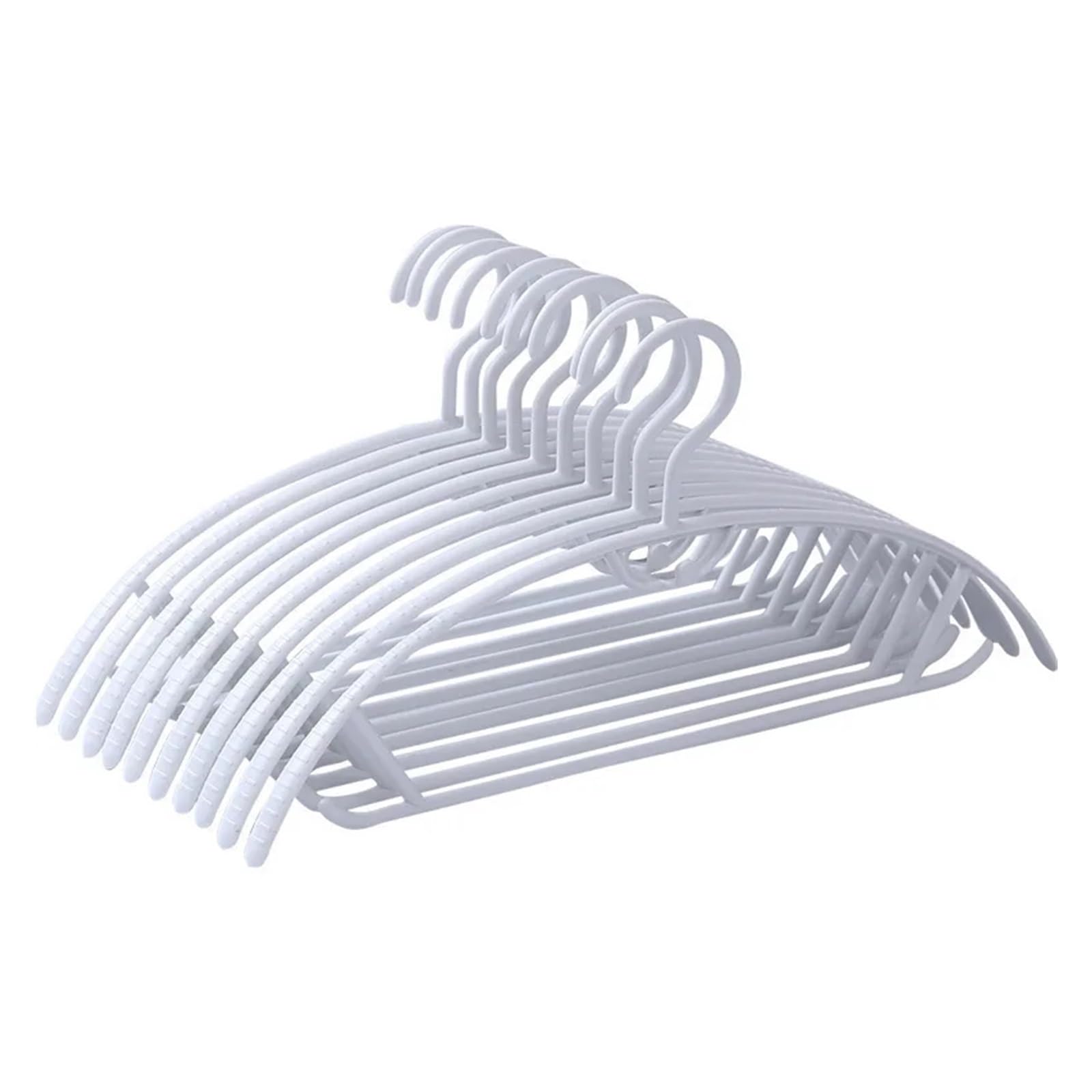 Clothes Hangers Clothes Hangers Plastic Non-slip Seamless Traceless Semicircle Coat Drying Windproof Racks