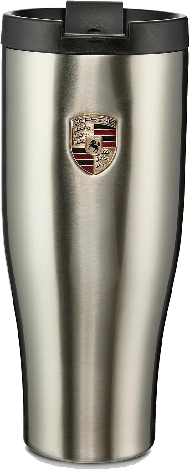 Porsche Stainless Steel XL Thermal Travel Cup, Thermos Coffee Mug
