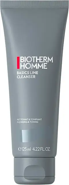Biotherm Homme Basic Line Cleanser - Erfrischendes Gesichtsgel für porentiefe Reinigung, 125 ml