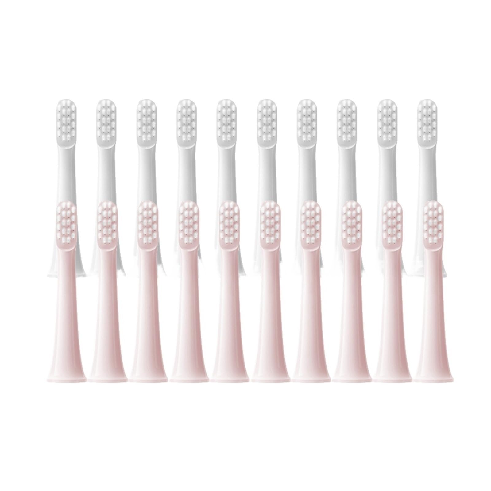 Cabezales, compatible con Xiaomi, T100 cerdas suaves | Recambios de cabezal para adultos, plástico, cerdas de alta densidad(100Pcs Pink)