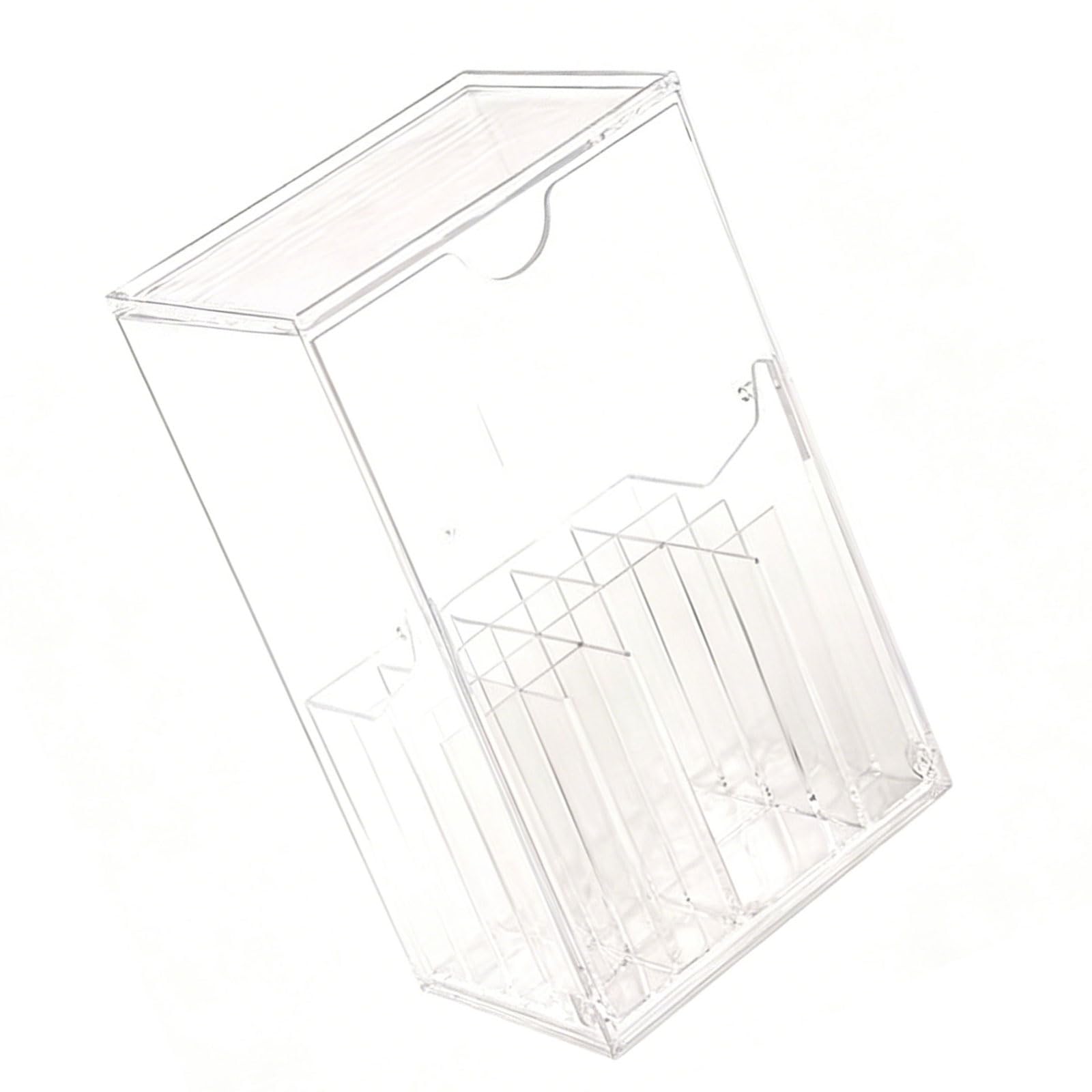 TQUXNGA Makeup Brush Keeper Showcasing Visible Cover Holds Most Cosmetic Items Prevents Home Decor Planner