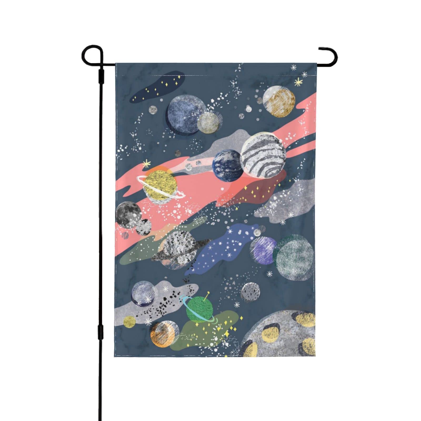 Weihnachtsflagge 71,1 X 101,6 Cm, Doppelseitig, Schwarz-weißes Büffelkaro Mit Tannenzapfen, Für Draußen