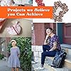 The Believe Beginner Sewing Machine by American Home Makes Sewing for Beginners Easy on Portable Small Sewing Machine with 12 Built-In Stitches, Automatic Stitch Control Plus Fun Decals, AH600